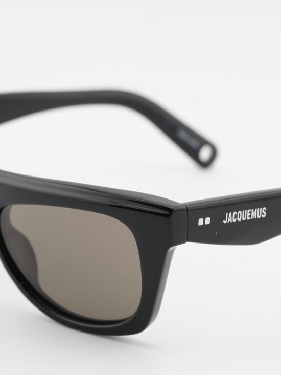 Jacquemus PINA JAC/58 C1 Sunglasses Black Cat Eye Frame, Grey Lenses main image 10